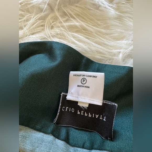 Clio Peppiatt The Vanguard Mermaid Embellished Printed Voile Maxi Wrap Skirt XL - Picture 7 of 7